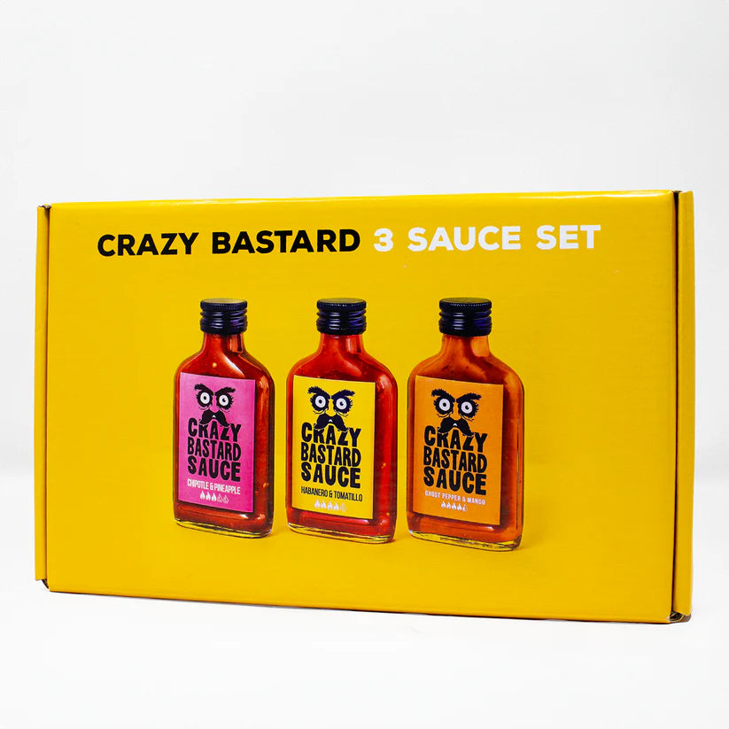 Crazy Bastard 3 Sauce Set Best Sellers