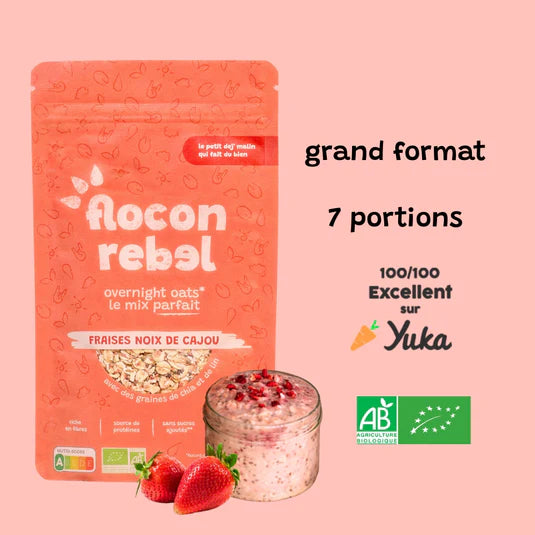 Flocon Rebel Fraise Noix de Cajou Grand Format