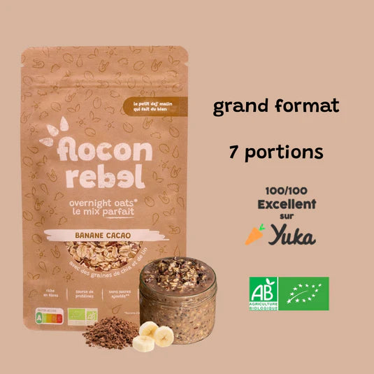 Flocon Rebel Banane Cacao Grand Fomat
