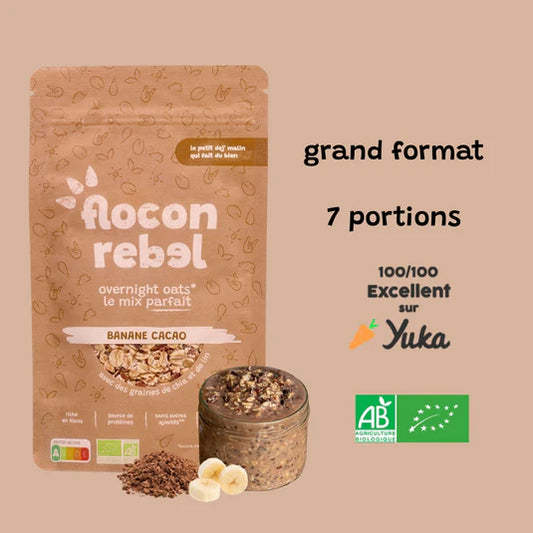 Flocon Rebel Banane Cacao Grand Fomat