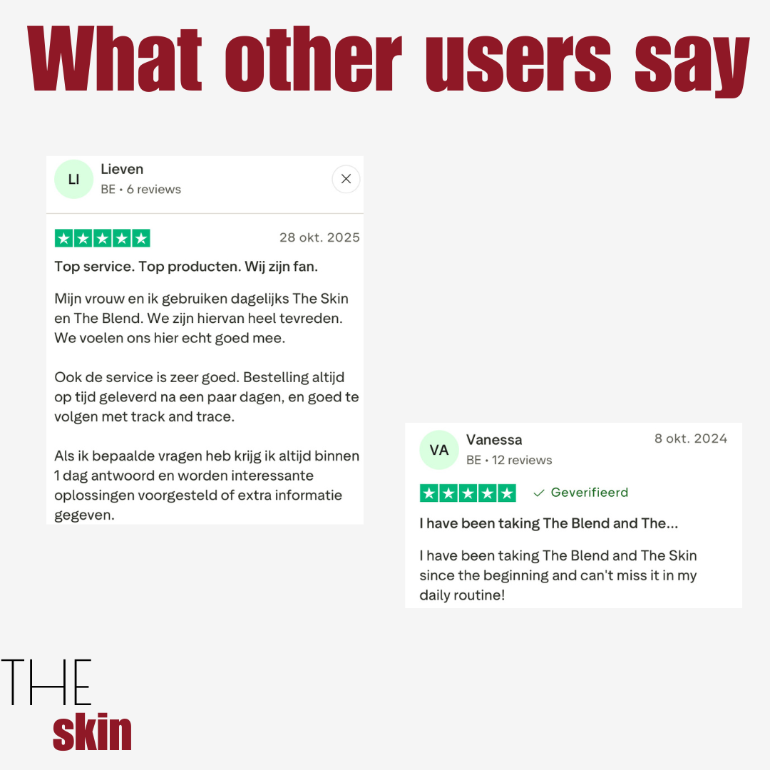 Reviews of clients on Zirtui THE skin supplement – Belgian longevity supplement