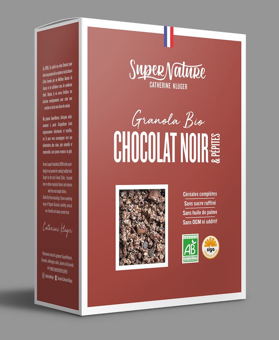 SUPERNATURE GRANOLA BIO 350G CHOCOLAT ET PEPITES
