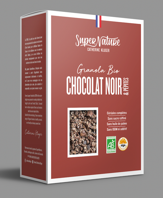 SUPERNATURE GRANOLA BIO 350G CHOCOLAT ET PEPITES