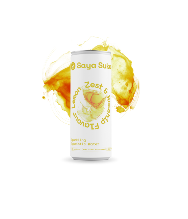 Saya Suka Synbiotic Water - Lemon Zest Rosehip