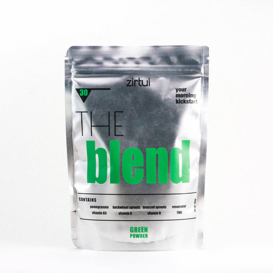 zirtui THE blend supplement package – Belgian longevity supplement. Your NAD booster.